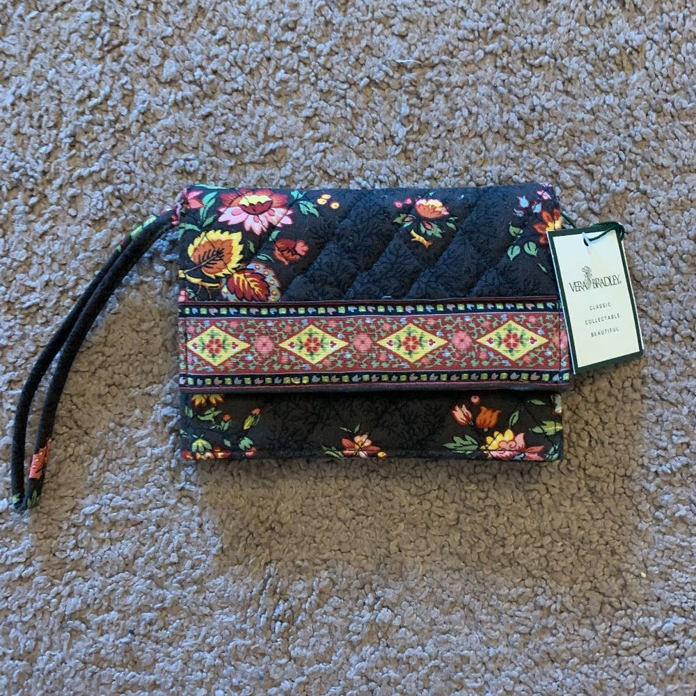 Vera Bradley Swing Wallet Floral Print New Wallet